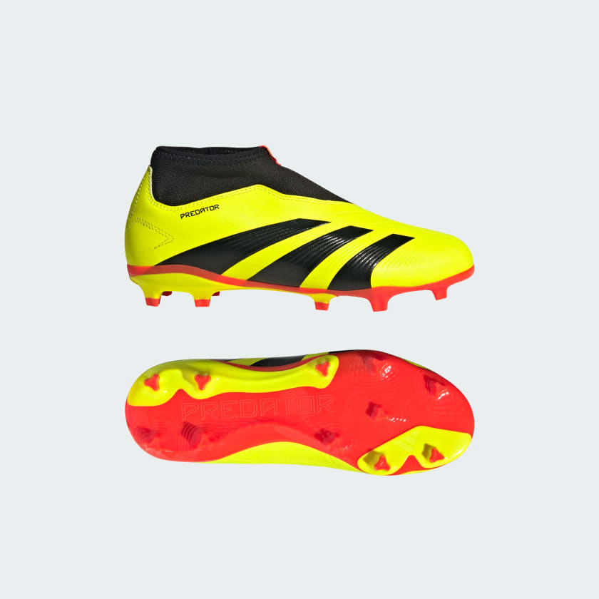 adidas Calzado de futbol Predator 24 League Terreno Firme Sin Cordones Amarillo adidas Mexico