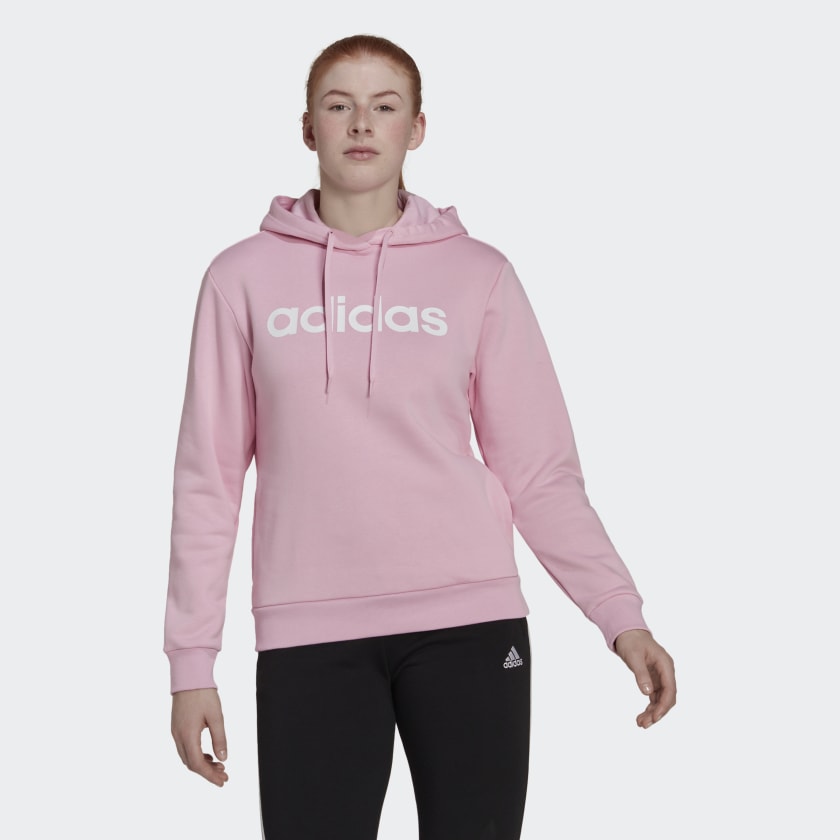 adidas Essentials Over-the-Head Hoodie - Pink | Women's Lifestyle | adidas US