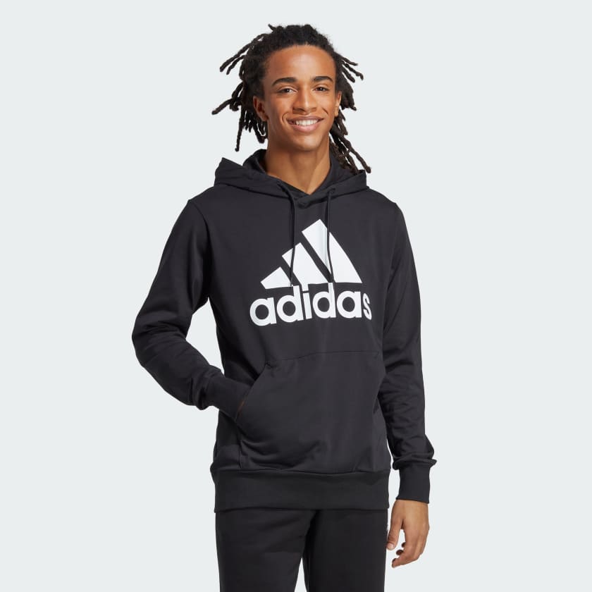 adidas Brand Love Slanted Logo Relaxed Hoodie - Pink