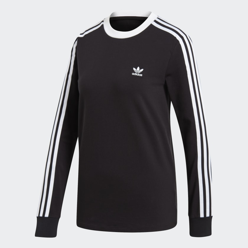 Adidas 3 stripe top cheap