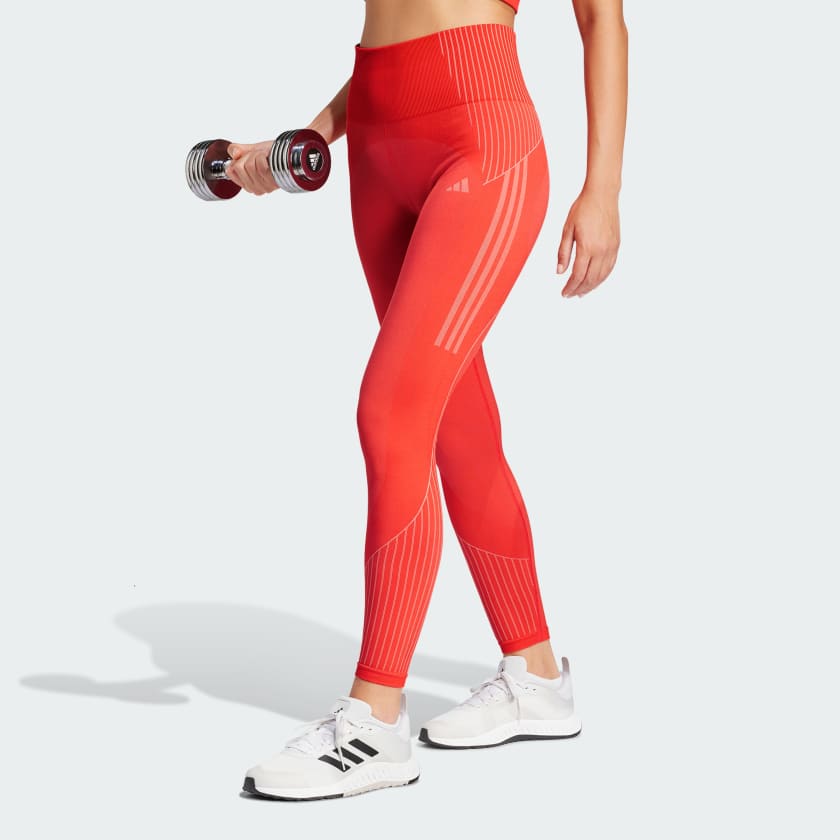 adidas Seamless Branded 7 8 Leggings Orange adidas Thailand
