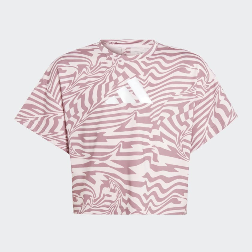 adidas AEROREADY Kids Print T Shirt Rosa adidas Deutschland