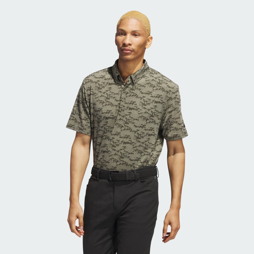 Adidas 360 print polo shirt clearance