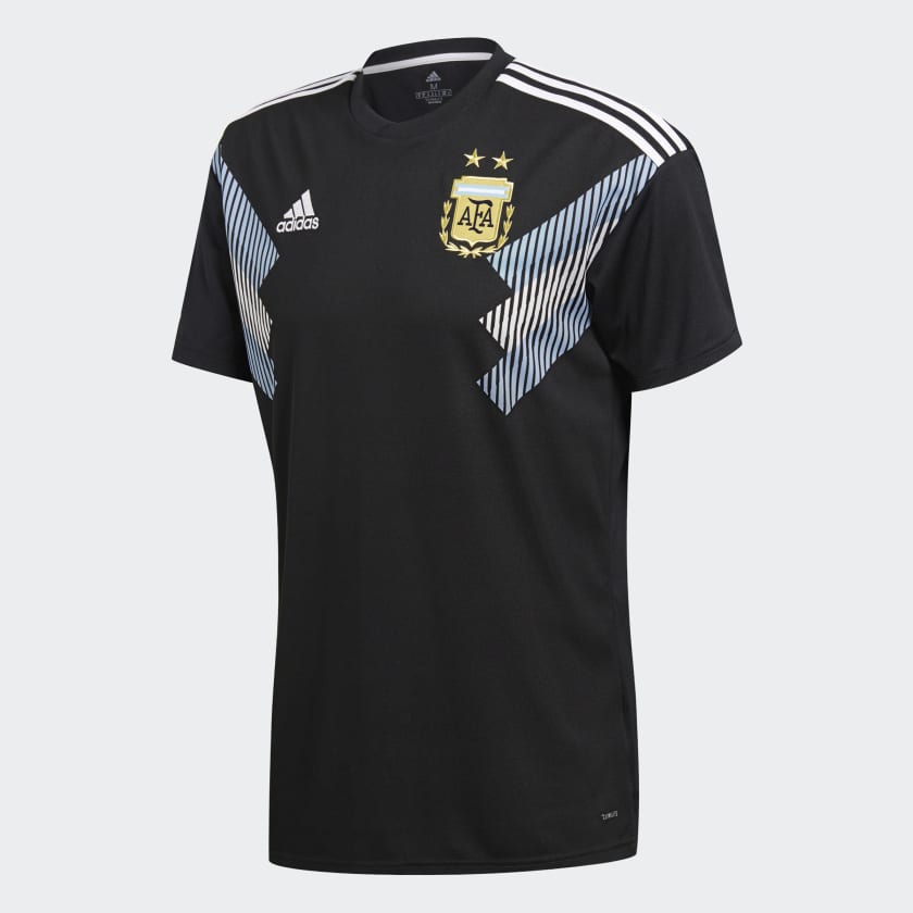 Réplica Camiseta Visitante Argentina Negro adidas | adidas