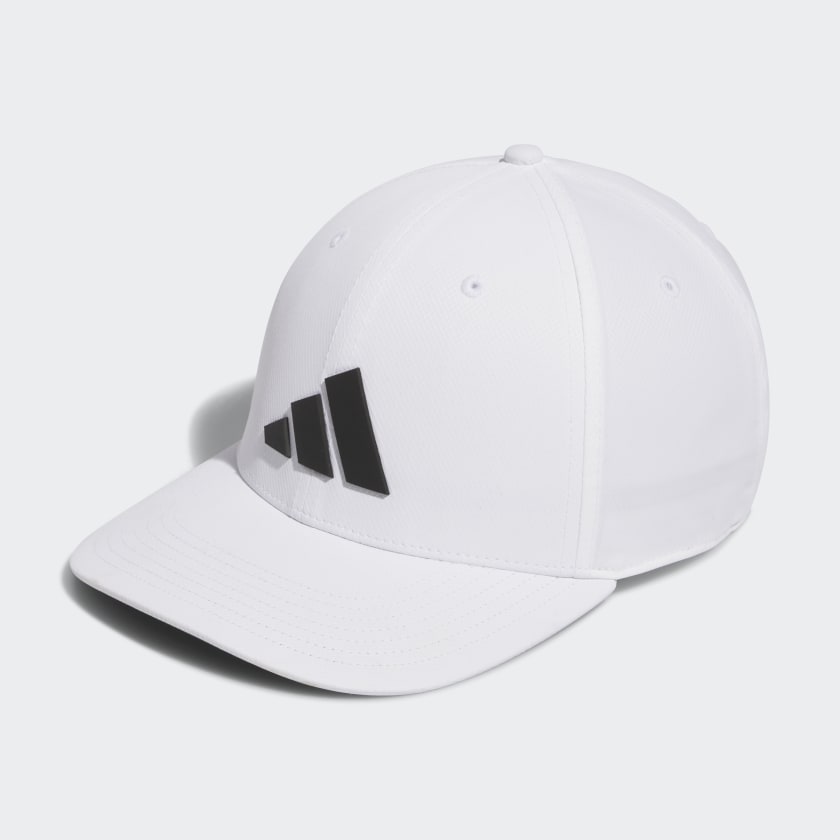 adidas Tour Snapback Hat - White, Men's Golf
