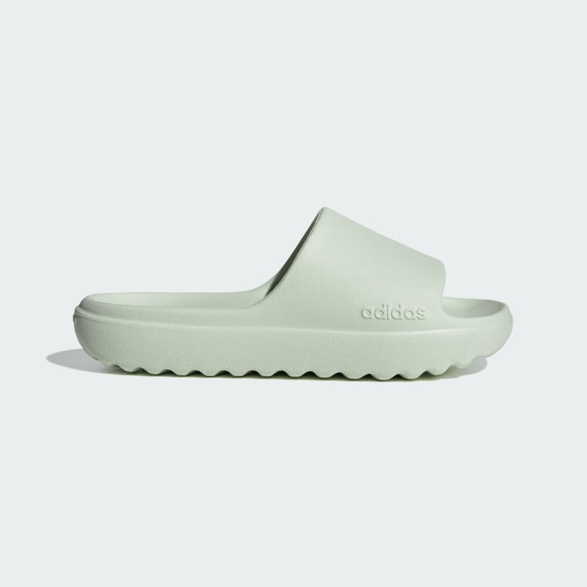 Adidas slippers green discount