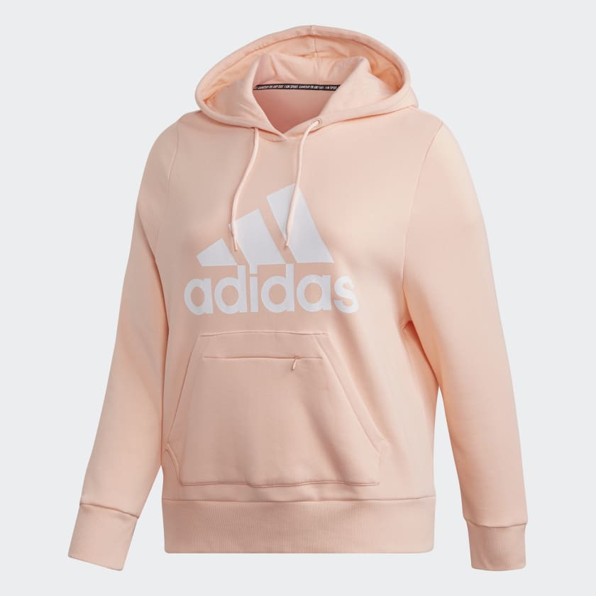 Adidas haze coral top hoodie