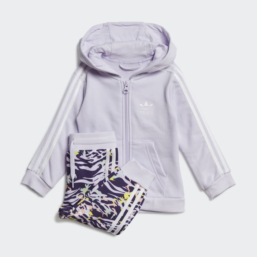 adidas Conjunto Buzo con Capucha UNISEX Violeta adidas Mexico