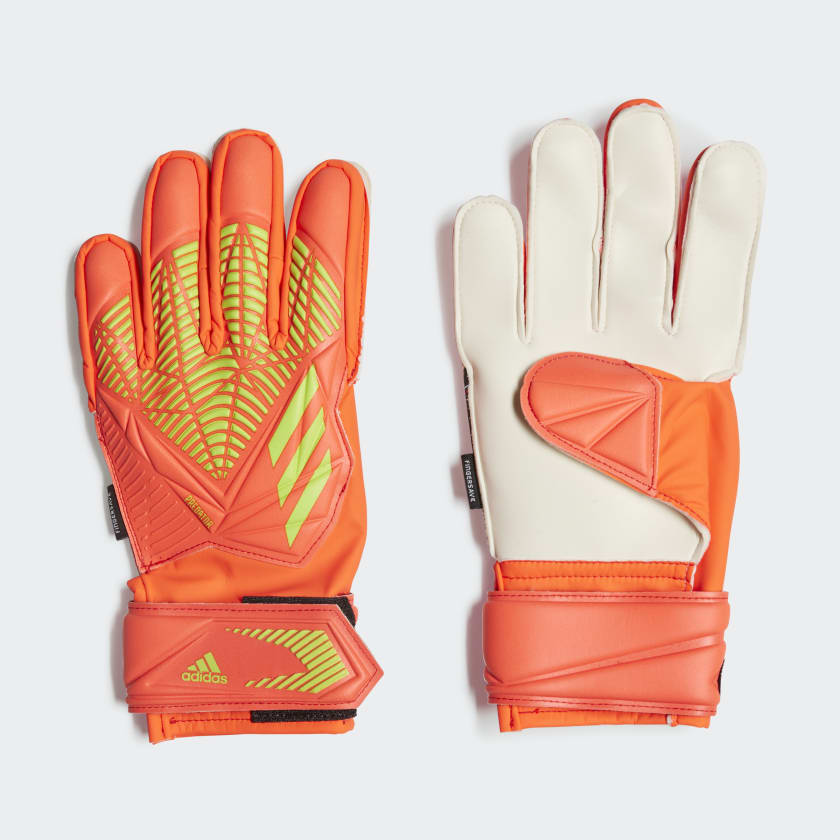 Adidas junior predator top training fingersave soccer goalkeeper gloves clearance
