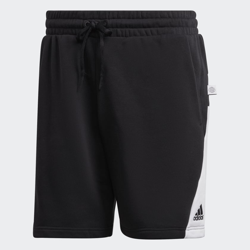 adidas Future Icons Embroidered Badge of Sport Shorts Black adidas UK