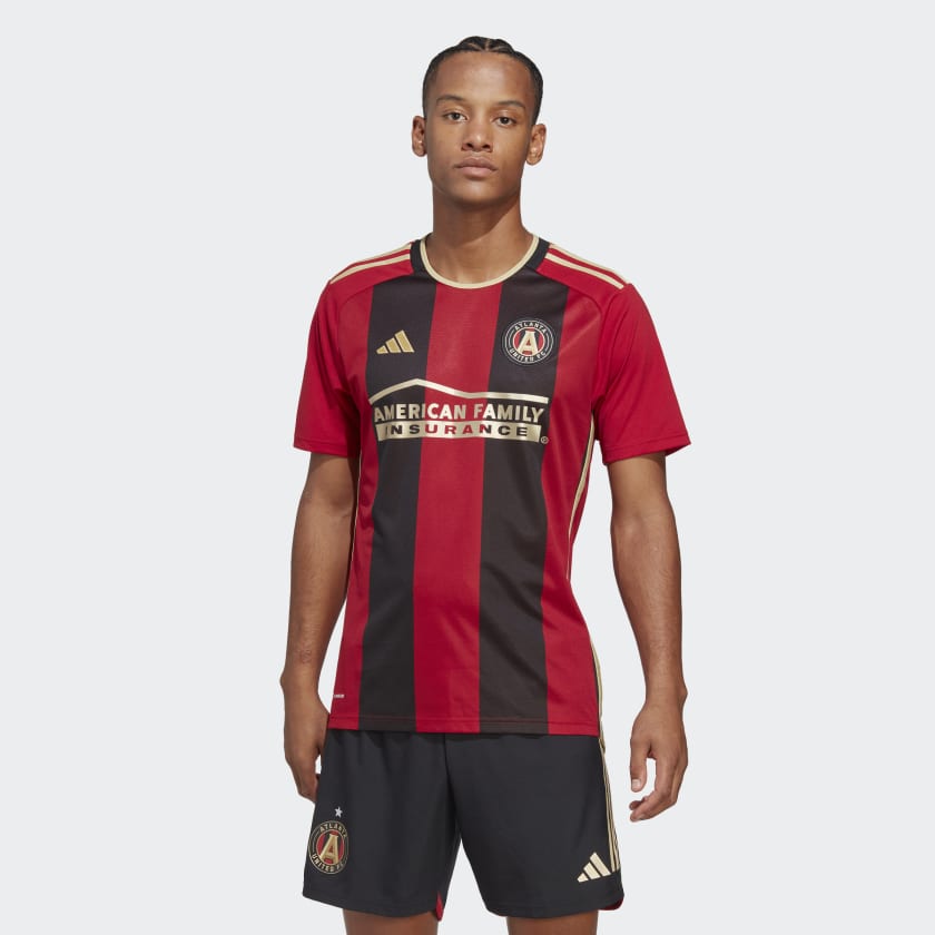 adidas Atlanta United FC 23/24 Home Jersey - Black | Men's Soccer ...