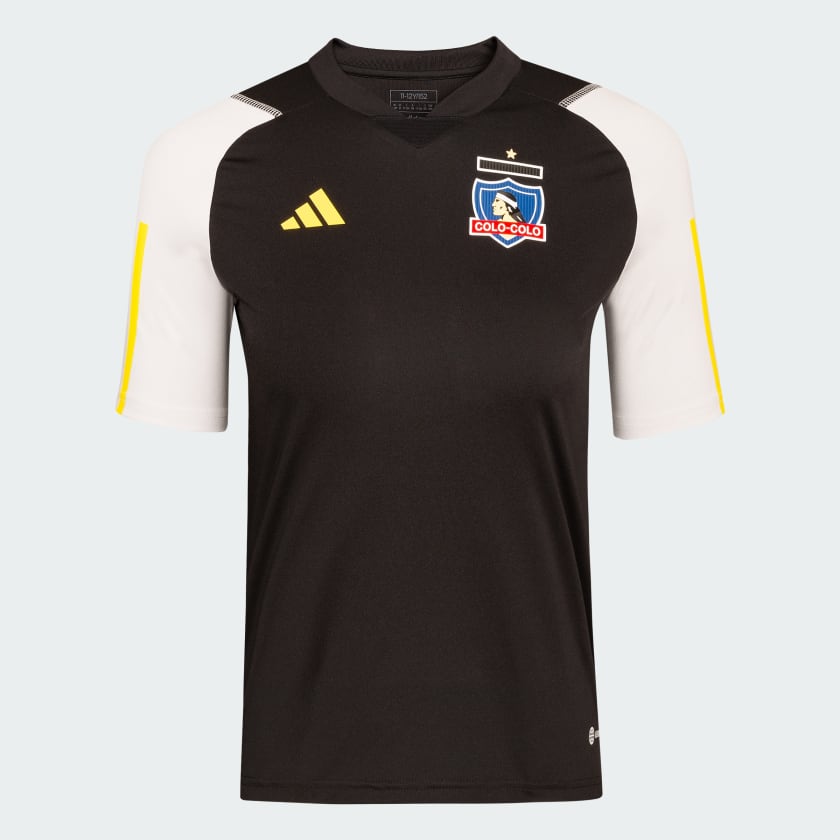 Camiseta Calentamiento Colo Colo 2024 Ninos Negro adidas adidas Chile