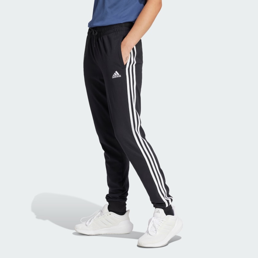 adidas Essentials 3-Stripes Pants - Black, Women's Training