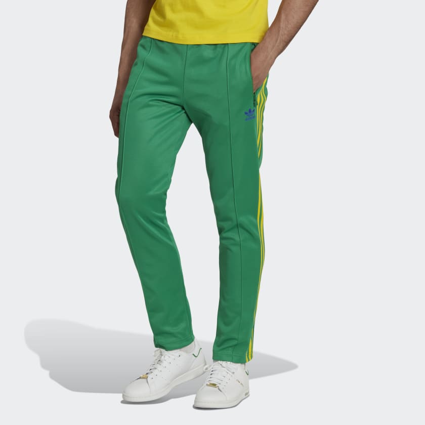adidas Beckenbauer Track Pants - Green | Lifestyle | adidas US