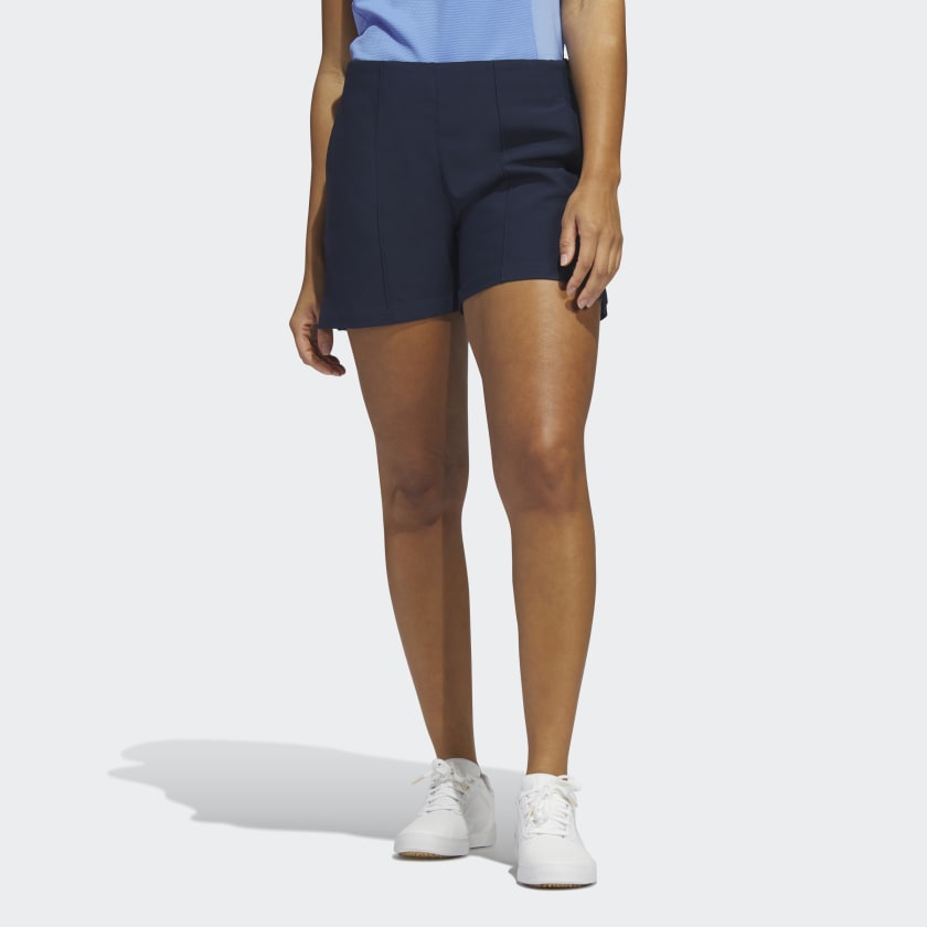 adidas Pintuck 5-Inch Pull-On Golf Shorts - Blue | Free Shipping with ...