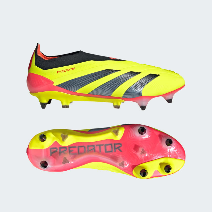 Scarpe da calcio Predator Elite Laceless Soft Ground Verde IE0046 22 model