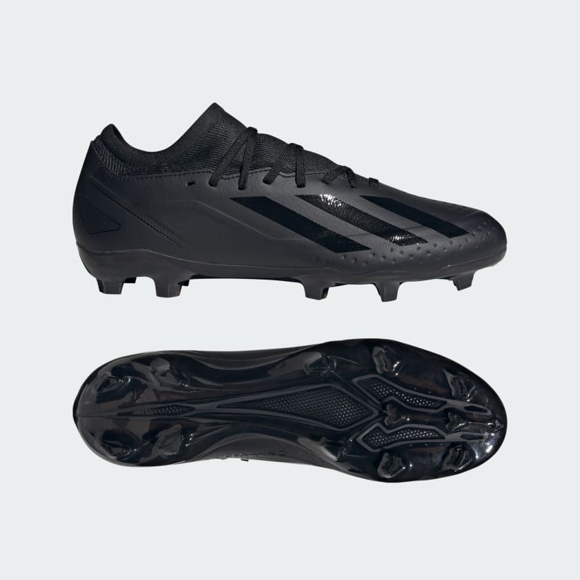adidas X Crazyfast.3 - Soccer Black | US Unisex adidas Firm Soccer Cleats Ground 