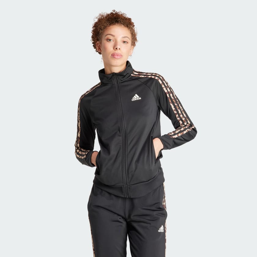 Adidas Essentials Men's Must Have Tricot Track Jacket - Black