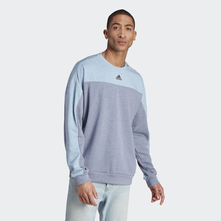 adidas Mélange Crew Sweatshirt - Grey | adidas Canada