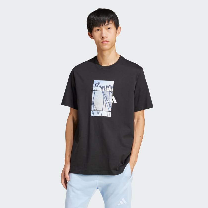 Adidas graphic tees sales
