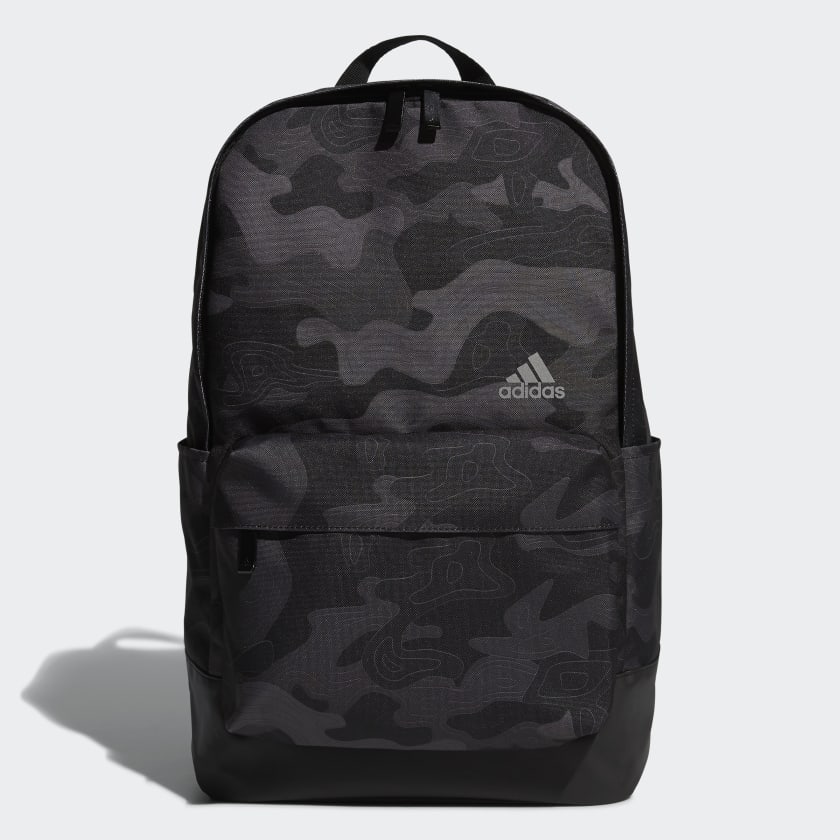 adidas Classic Allover Print Backpack Grey adidas New Zealand