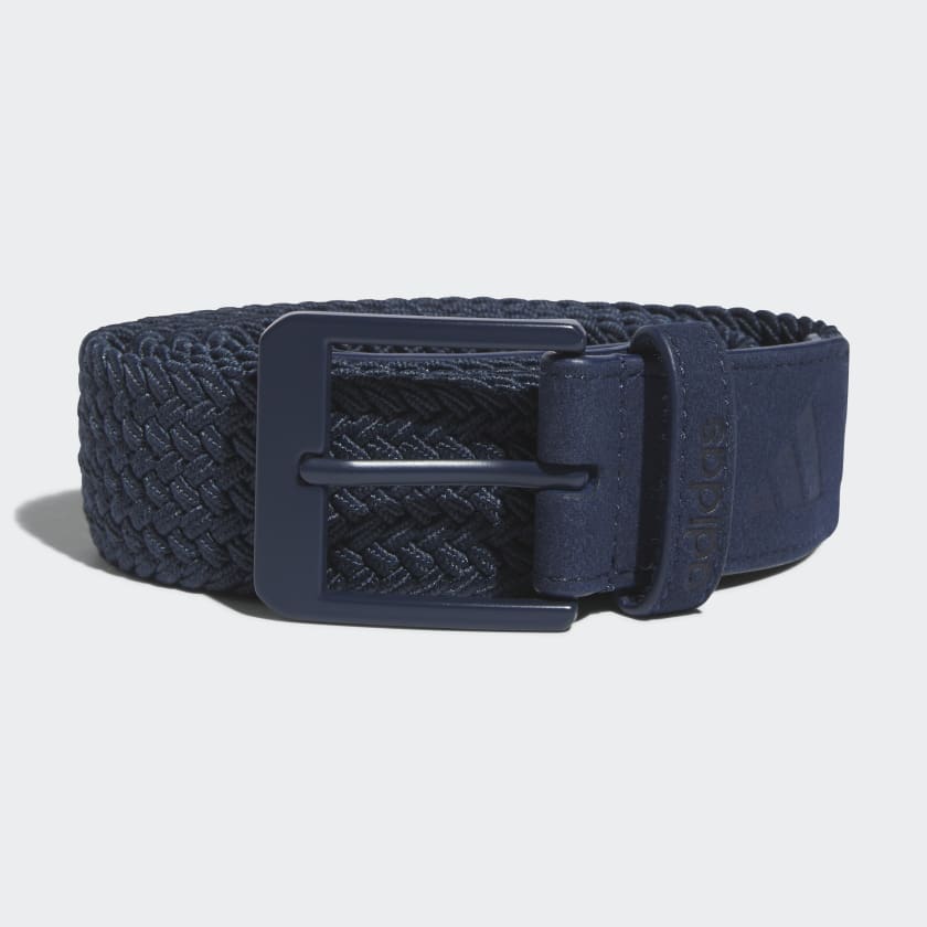 adidas Braided Stretch Belt - Blue | Men's Golf | adidas US