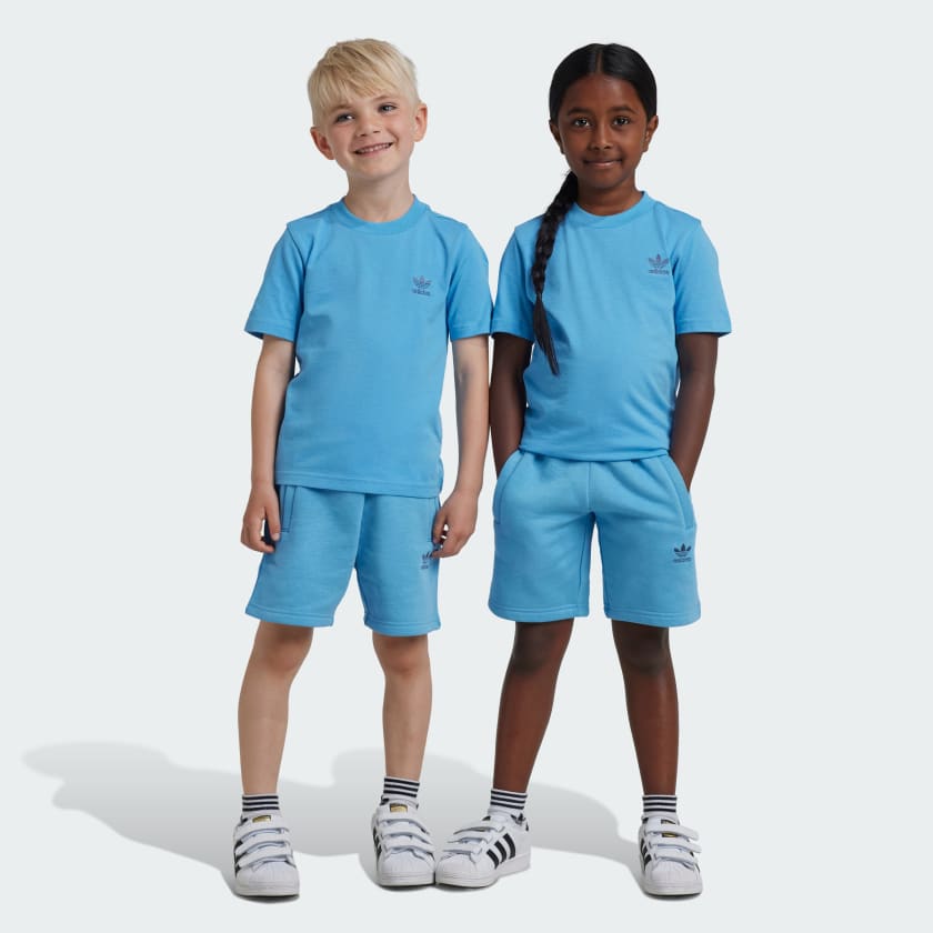 Boys adidas shorts and tshirts clearance