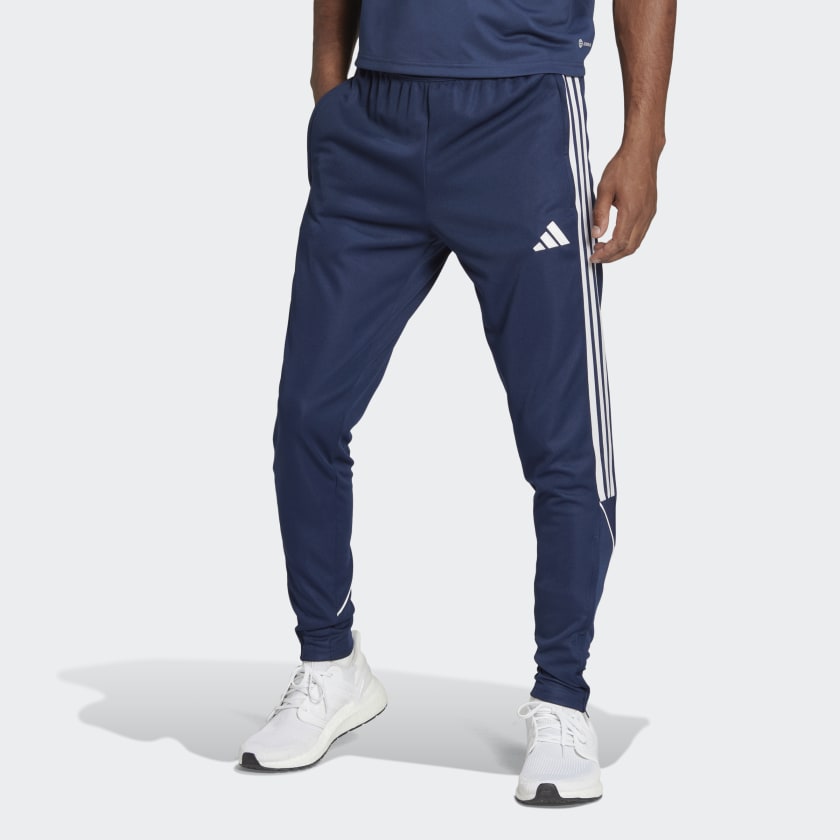 adidas Tricot Womens Plus Size Track Pants with Side Stripes | H48450