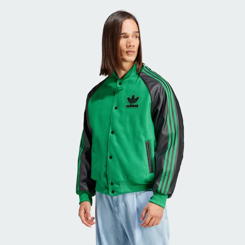 adidas SST Bomber Jacket - Green | Men's Lifestyle | adidas US