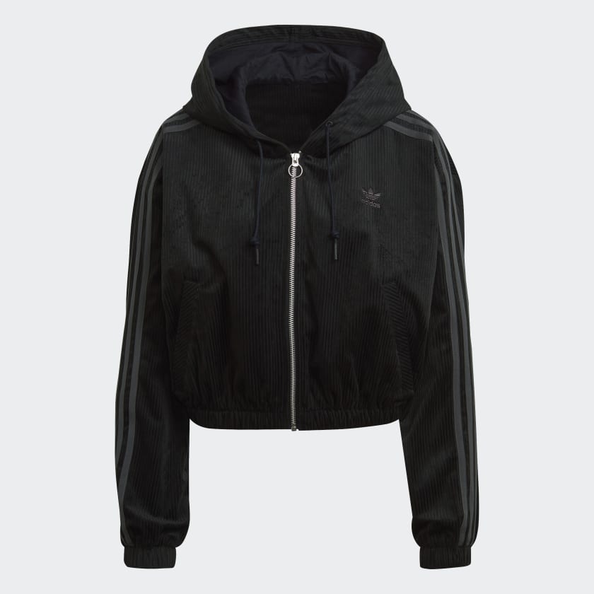 Hooded track on sale top