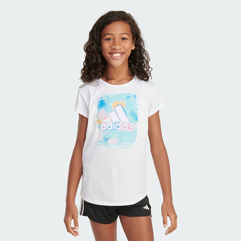 Adidas essential store tee white