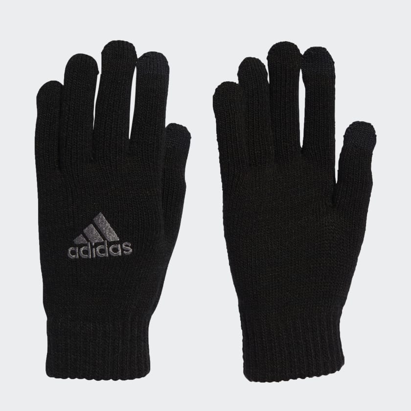 Black adidas gloves best sale