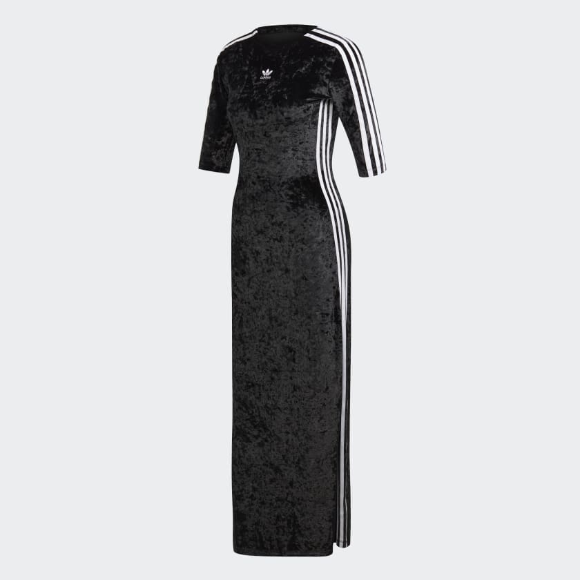 adidas Velvet Dress Black adidas Malaysia