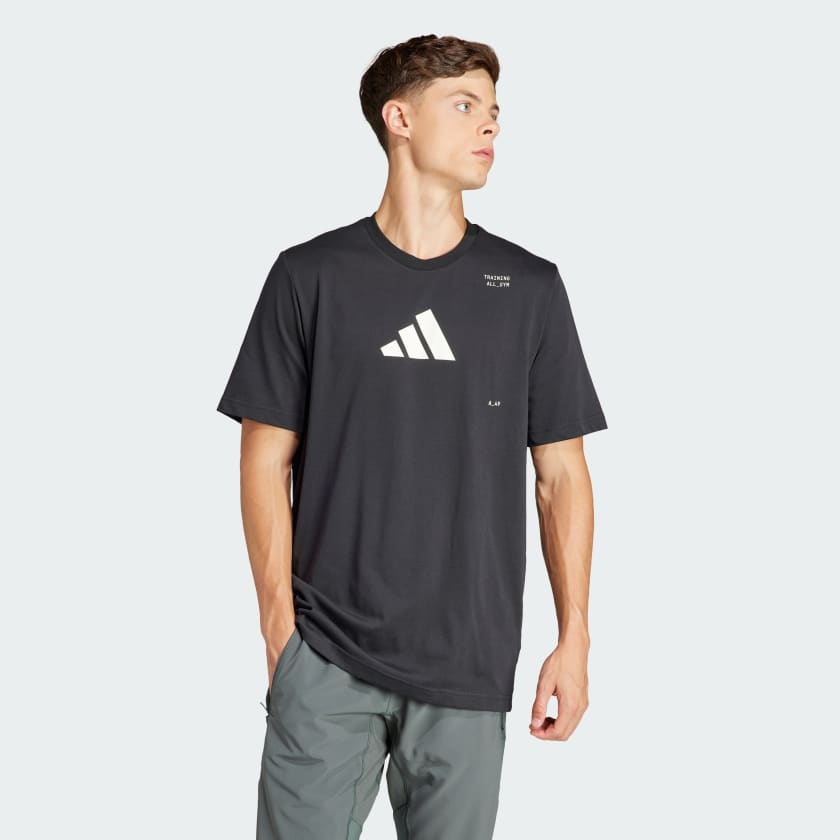 adidas Playera Estampada All Gym Category Negro adidas Mexico