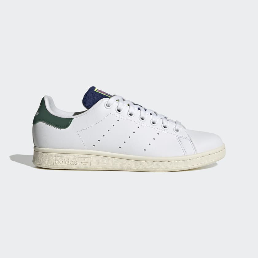 Adidas Originals Stan Smith Sneakers in White and Light Blue
