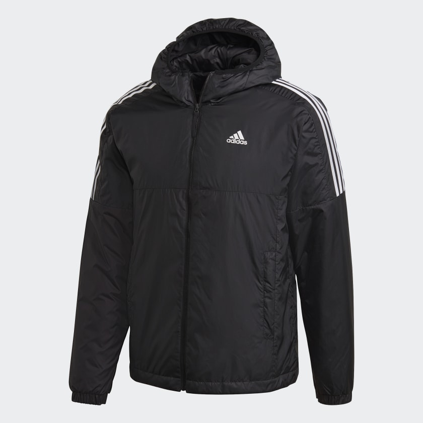 Final Naturaleza voz adidas Chamarra Térmica Essentials con Capucha - Negro | adidas Mexico