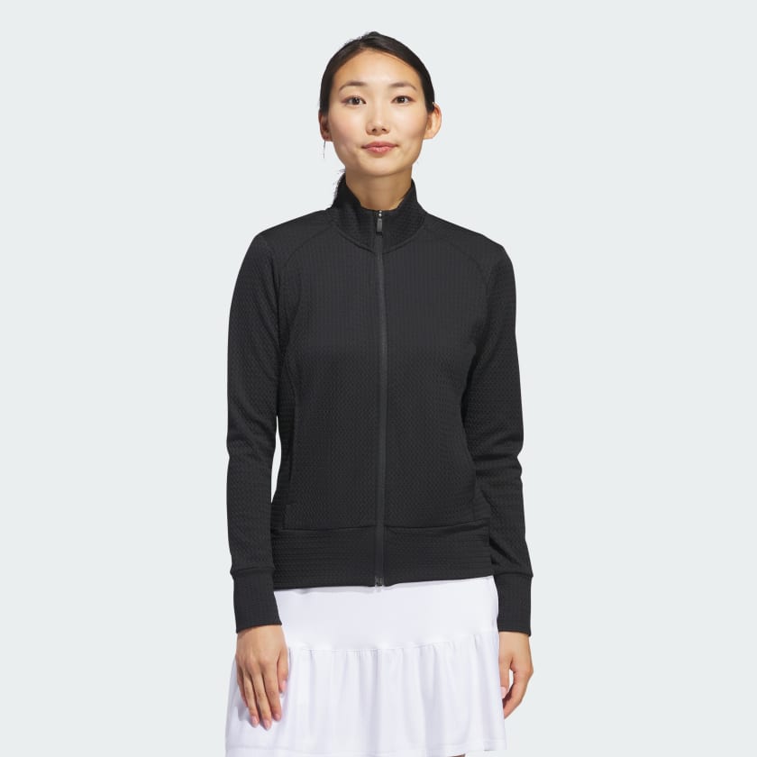 adidas Women s Ultimate365 Textured Jacket Black adidas Ireland