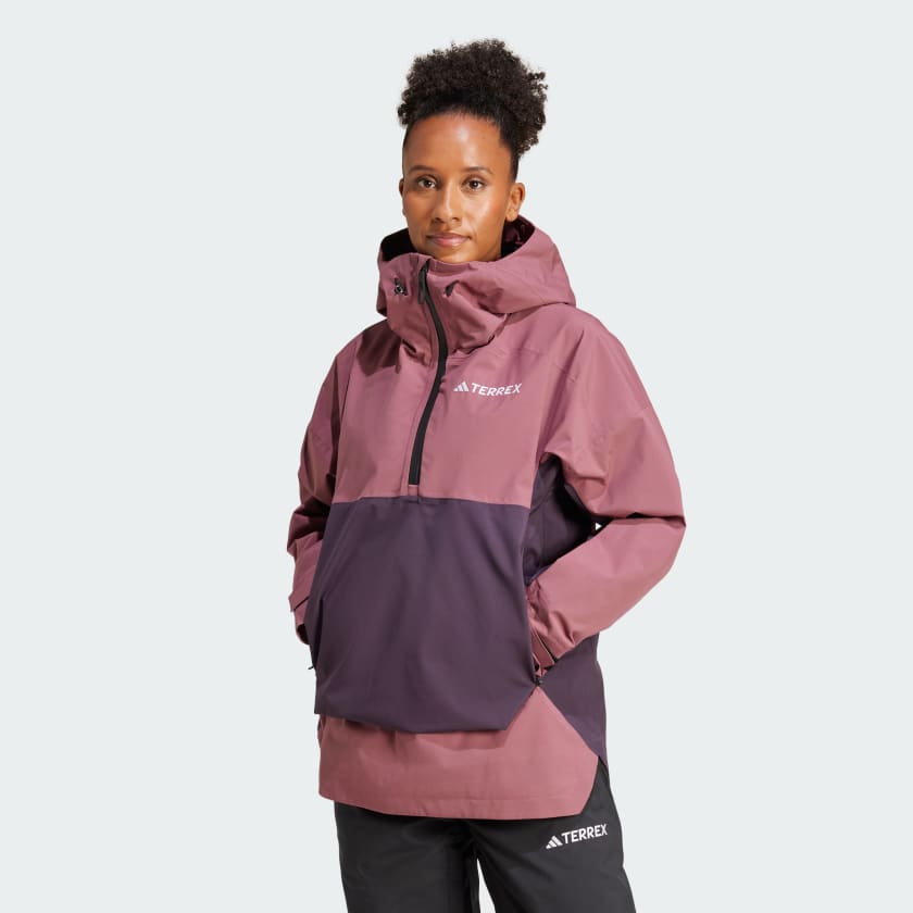 adidas Terrex Xperior 2L Lined RAIN.RDY Anorak Weinrot adidas Deutschland