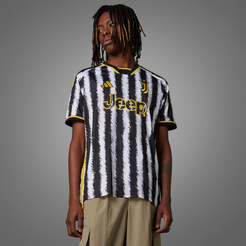 adidas Camiseta Uniforme Titular Juventus 23 24 Negro adidas Argentina