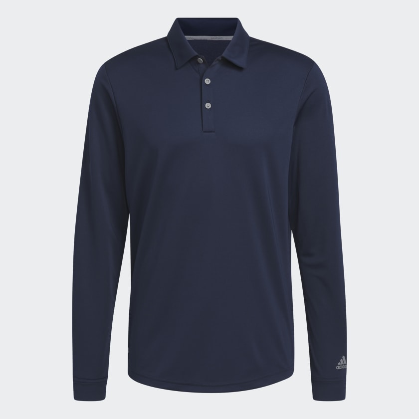 adidas Long Sleeve Golf Polo Shirt Blue Free Shipping with adiClub adidas Canada