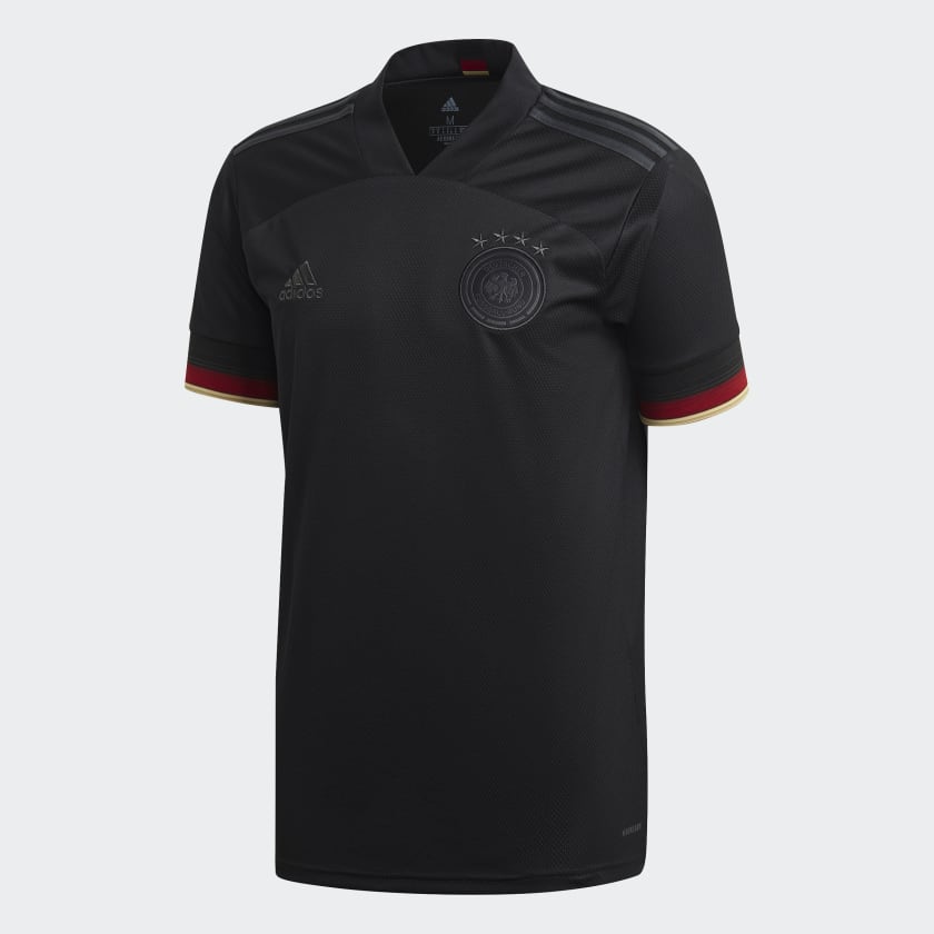 Adidas Aeroready men’s size large Germany soccer jersey Black on Black