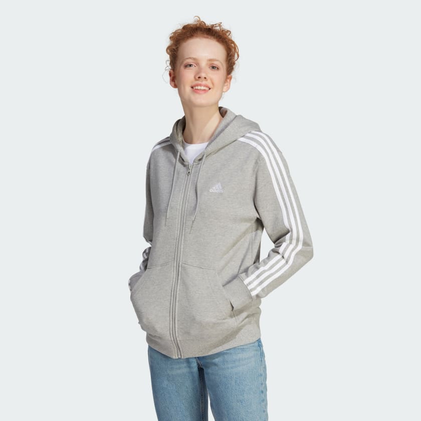 adidas Essentials 3 Stripes French Terry Regular Ritshoodie