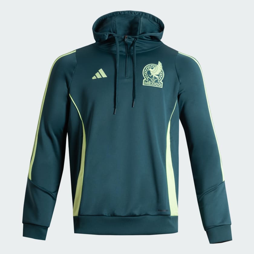 adidas Chamarra con Gorro Seleccion Nacional de Mexico Verde adidas Mexico