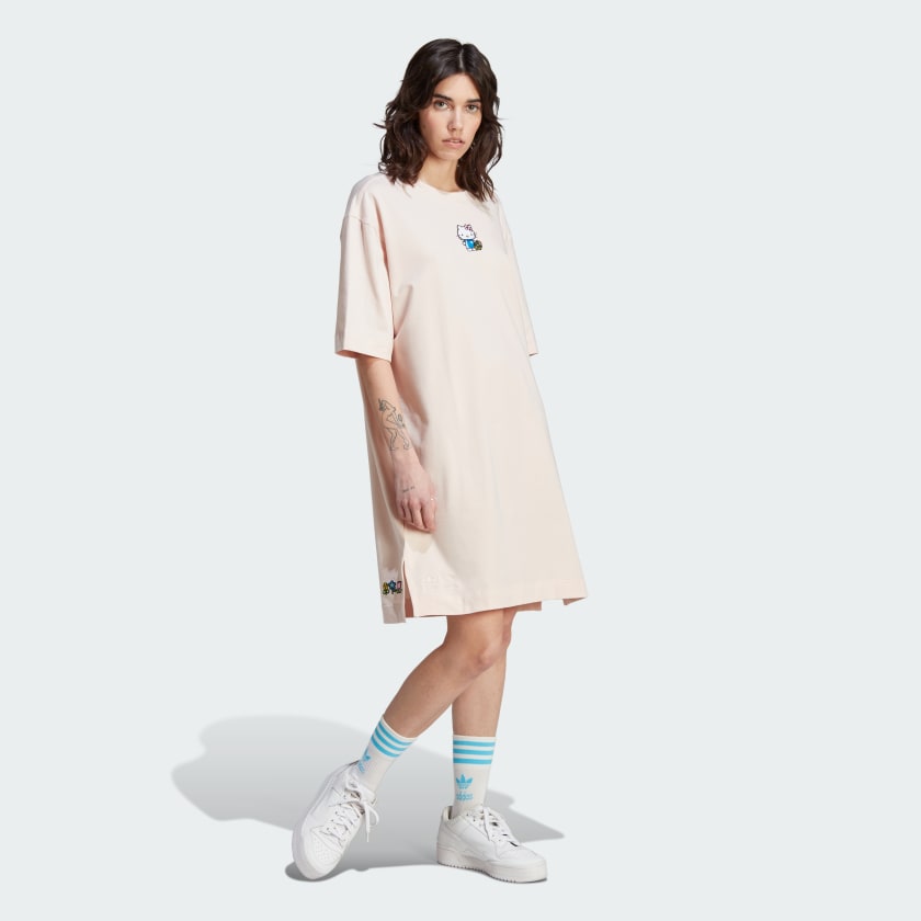 adidas Originals x Hello Kitty Tee Dress - Pink | adidas Vietnam
