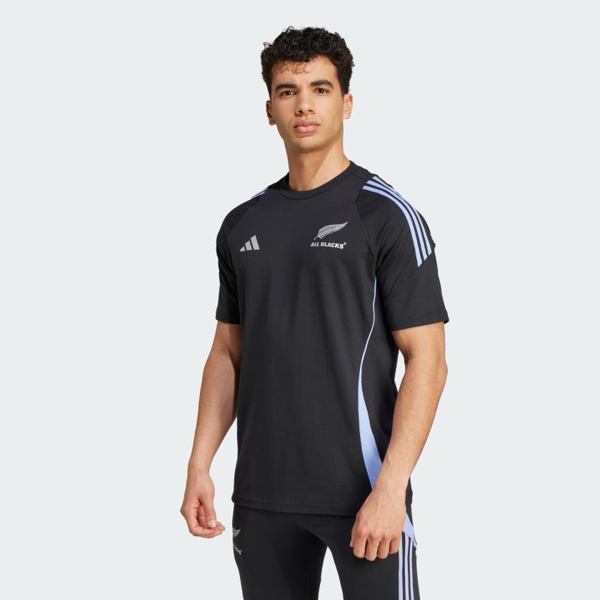 adidas All Blacks Rugby T Shirt Black adidas UK