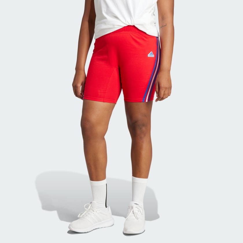 Adidas plus size biker shorts sales