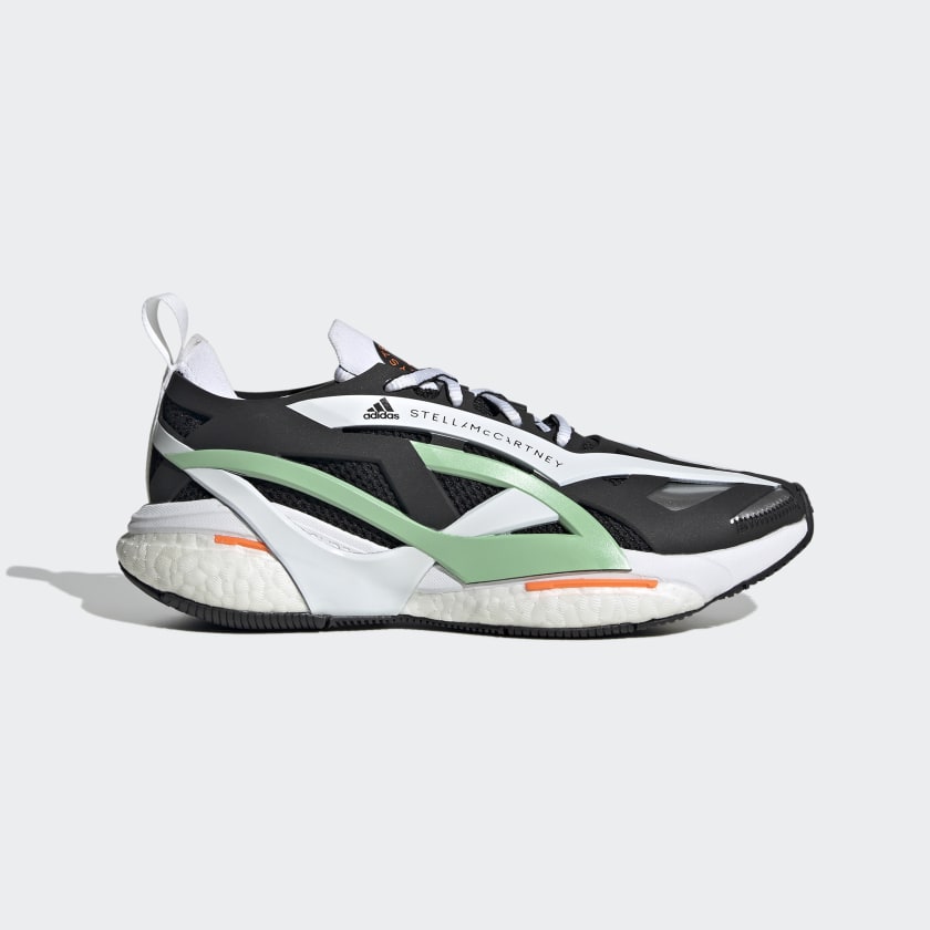 adidas by Stella McCartney Solarglide Running Shoes - Black, Men's Running, adidas U…