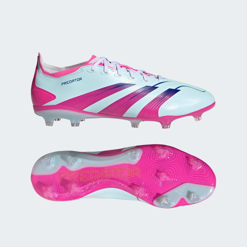 White and pink soccer cleats on sale