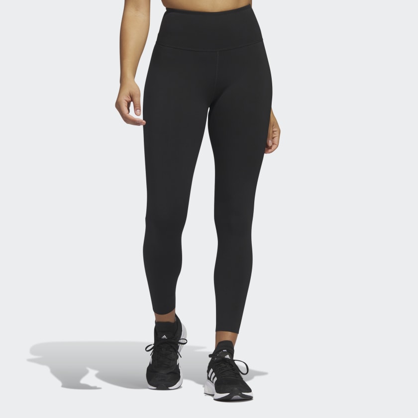 adidas Optime Training Luxe 7/8 Leggings - Black, Women's Training