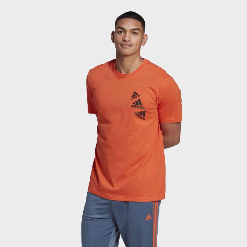 publiek Uitroepteken stopverf adidas Essentials BrandLove T-shirt - oranje | adidas Belgium